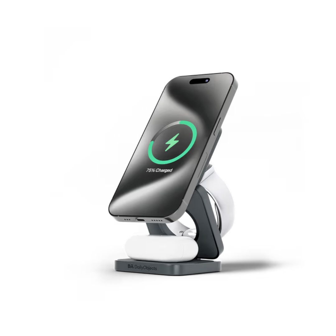 VelorAa Foldaway 3-In-1 Magnetic MagSafe Wireless Charger
